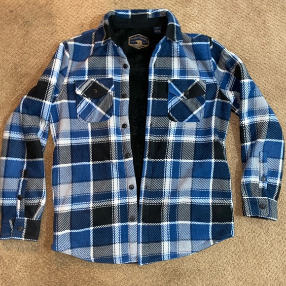 Costco flannel jacket with hood Clearance